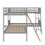 L-Shaped Bunk Bed With Ladder-1904351953