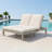 5-Position Reclining Double Chaise Lounge With Folding Side Tables - Ideal For Garden & Outdoor Relaxation-480843753