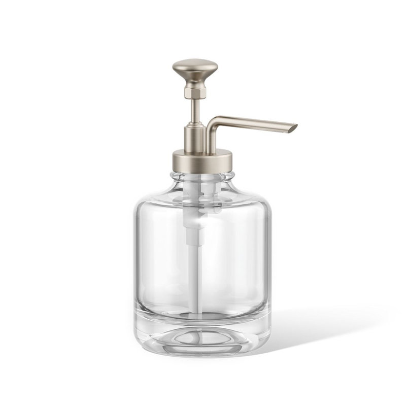 Artifacts Soap Dispenser, Vibrant Brushed Nickel