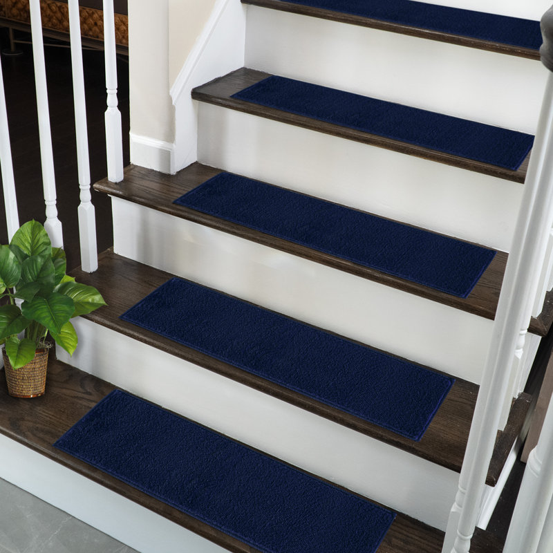 Tapis d'escalier antidérapant Earnestean, Beige, 10