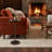 Scalloped Aluminum Iron End Table