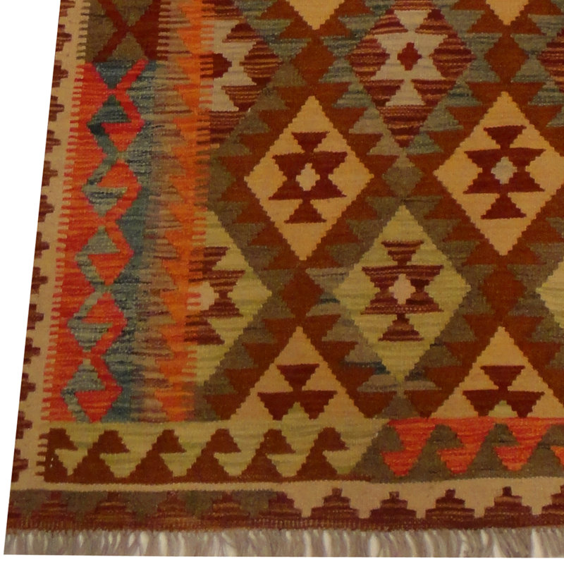 Tapis rouille tissé à la main Azpeitia