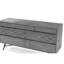 Commode 6 tiroirs Makena en bois d'acacia gris