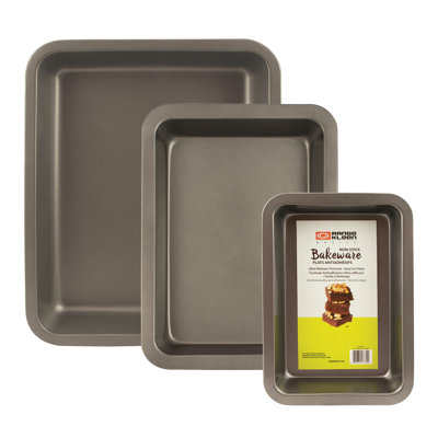 Range Kleen Non-Stick Rectangular Cake Pan Set