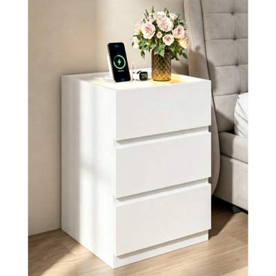 40 cm W Bedside Table