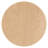 17.7" Round Fluted Side Table - Mid-Century Oak Accent Table, Versatile Circle Design For Living Room Or Bedroom (Multiple Size/Colour Options)