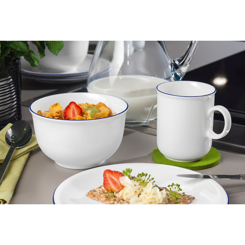 Blaurand 12 Piece Dinnerware Set, Service for 6