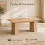 Table de salle à manger extensible Vonnie 78,74 po avec rangement, table moderne extensible pour 6 à 10 personnes avec plateau épais et large pied central-960297257