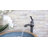 Obsidian  Waterfall Single Hole Single-Handle Vessel Bathroom Faucet Bathroom Faucet with Drain Assembly-66452979