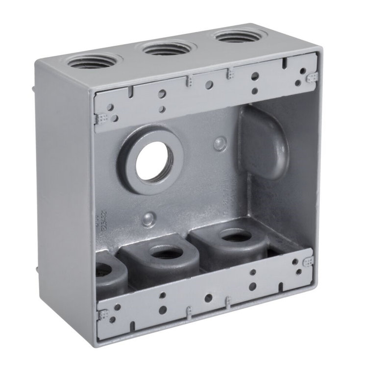 Southwire 7 Hole Double Gang Weatherproof Box | Wayfair