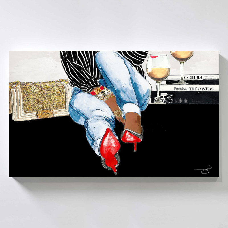 «Waiting on You» par Jodi - impression, H 24 po x l 40 po, Toile tendue, Sans cadre