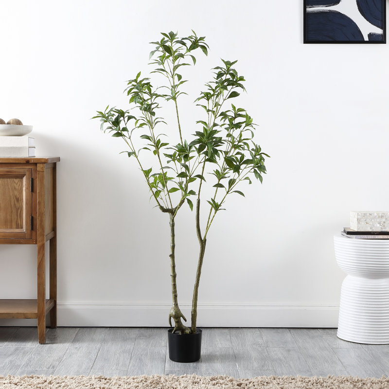 Plante artificielle 60 po en pot, H 60 po x l 30 po x P 30 po