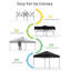 10x10 Pop Up Canopy Tent Outdoor Canopy with 4 Removable Sidewalls Heavy Duty Commercial Instant Tent Shelter (10x10FT/4 Side Walls)-132666124