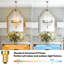 Ampoule candélabre à intensité variable E12 à DEL de 40 W avec lumière 460LM blanc chaud et doux 2700K avec pointe de flamme rétro-118829931