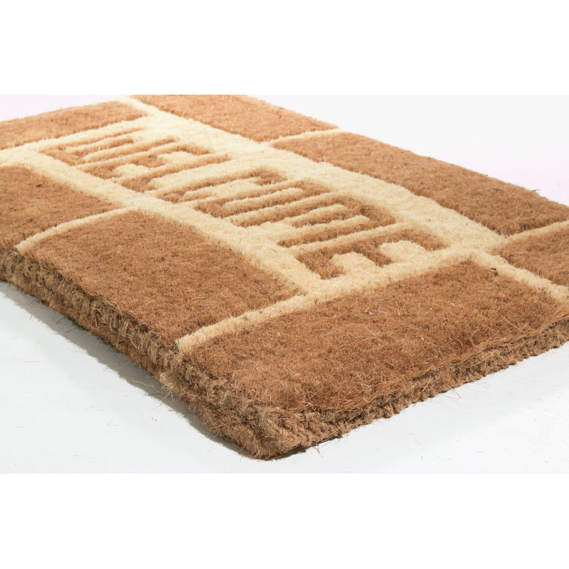 Verrill Geometric Outdoor Doormat, Rectangle 1'6" x 2'6"