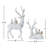 2 Piece Resin Deer Set