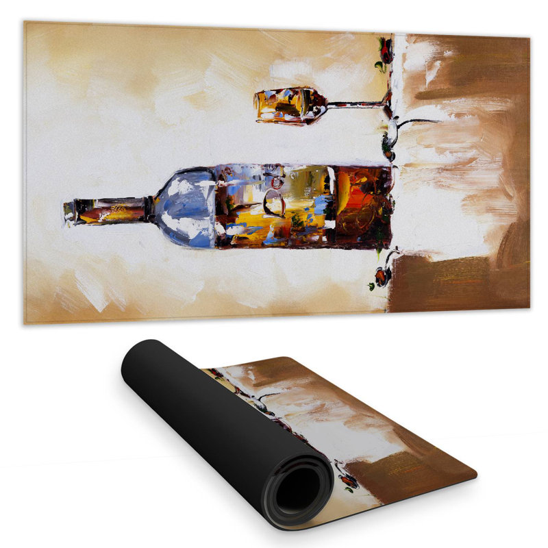 White wine - 15.75"x31.50" Desk mat