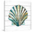 « aquarelle shells vi », reproduction d’art sur bois blanc-18829474