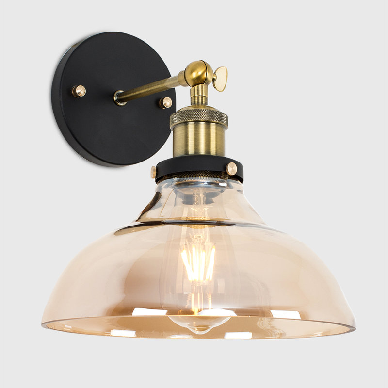 Aziz 1 - Light  Armed Scone, Amber Shade, Yes