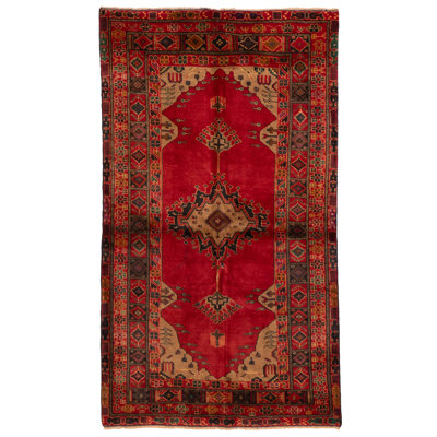 Teimani Red Rug 3'7" x 6'4"