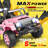 Alex 24V Real 2 Seater Ride On Jeep Truck with Remote Control, 4WD/2WD Kids UTV With 4X200w Powerful Engine, Bluetooth, 20 Wide Seat, Vehicles for Kids Toddlers, Pink-101174469