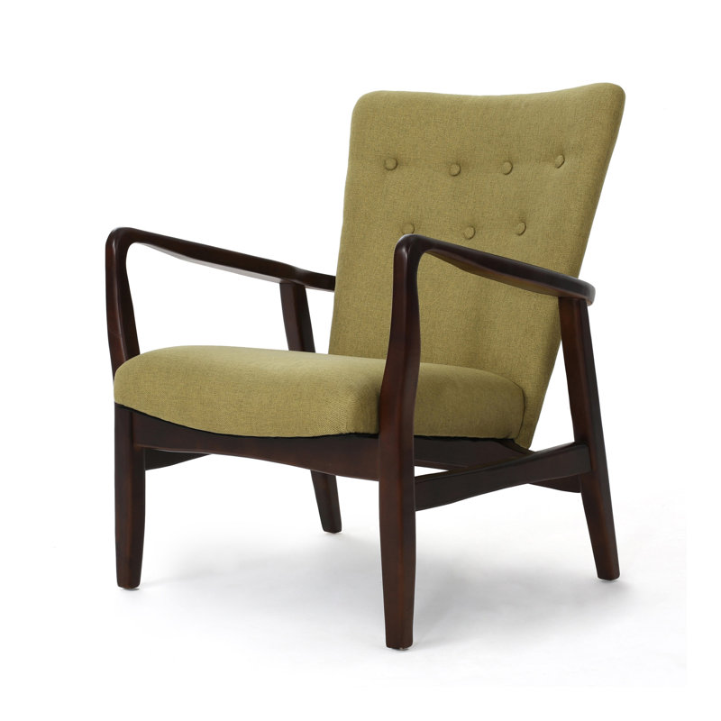 Chaise avec accoudoirs, Vert