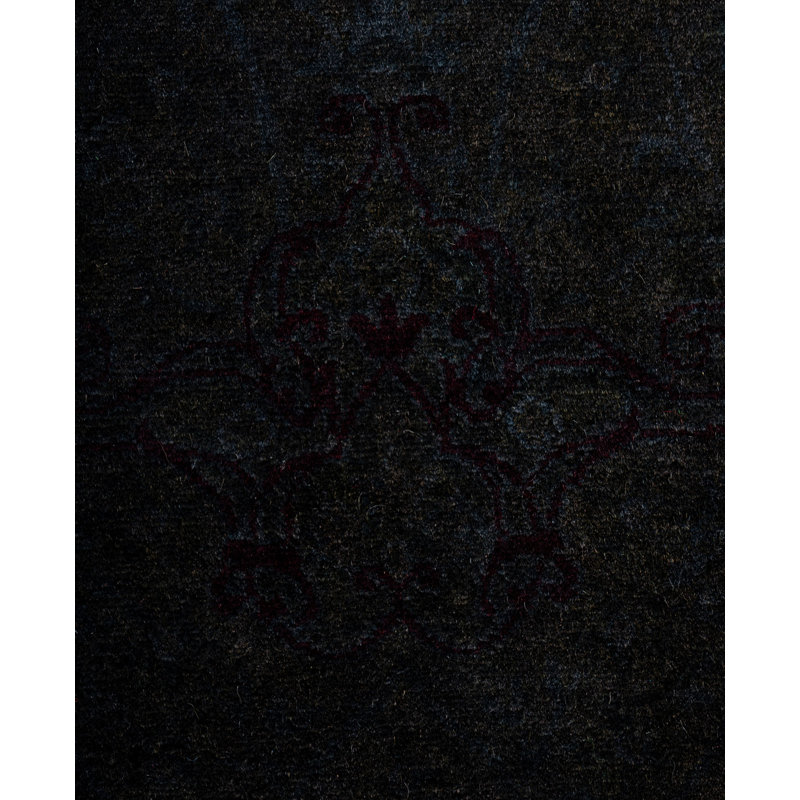 Overdyed One-of-a-Kind 4' 7" X 7' 5" Hand Knotted Area Rug