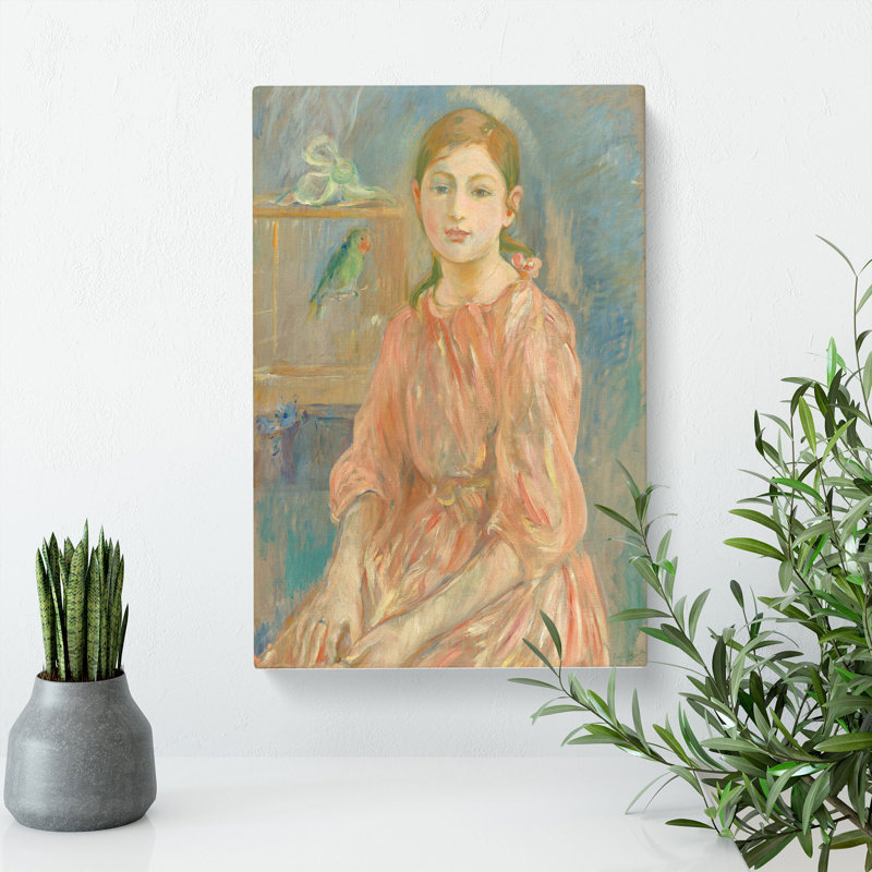 The Artist's Daughter by Berthe Morisot - Wrapped Canvas, 50cm H x 35cm W x 3cm D