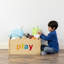 Coffre de rangement pour jouets Ebern Designs, naturel