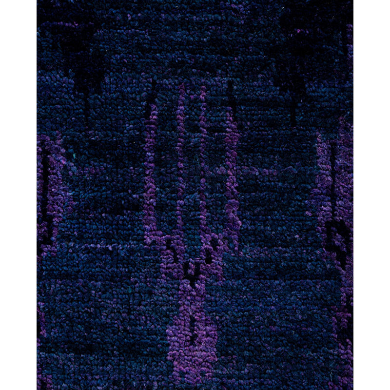 Overdyed One-of-a-Kind 4' 5" X 7' 5" Hand Knotted Area Rug