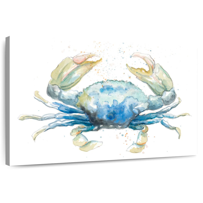 Brampt Cangrejo Azul Square, 8" H x 12" W