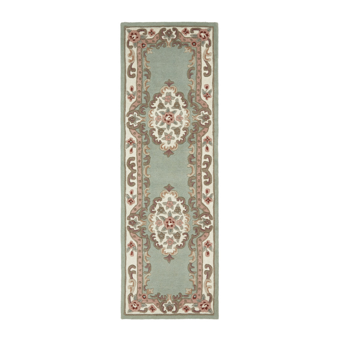 Comfort Oriental Wool Hand Woven Green