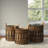 Banana Leaf Handmade String Detail Decorative and Functional Storage Basket with Handles