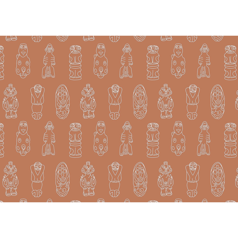Figurines Taino | Anacaona , Orange