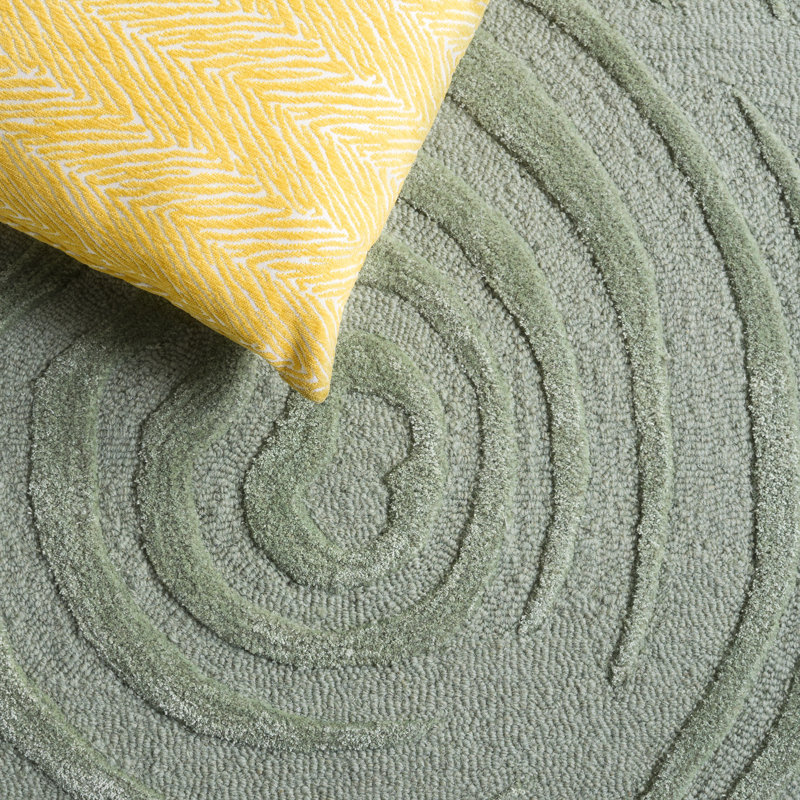 Laine touffetée à la main Glamour Viscose Tapis d'intérieur en coton, Rectangle 4pi x 6 pi