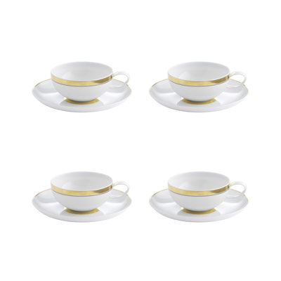 Domo Gold Porcelain Teacup