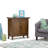 Redmond 32"W Solid Wood 2-Shelf Low Storage Cabinet with Adjustable Shelves-1975995722