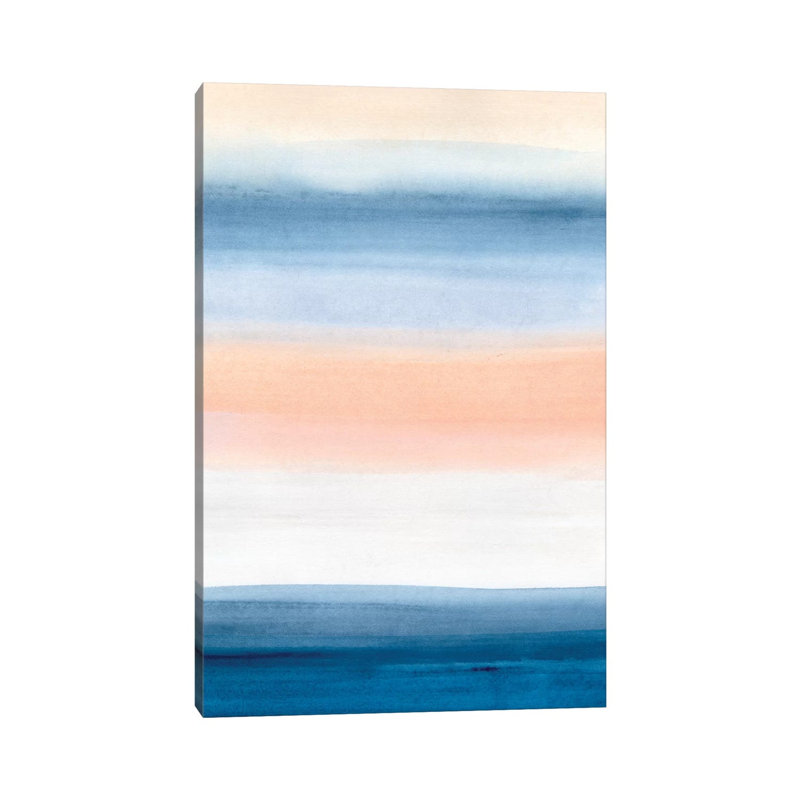 Coastal Strata IV by June Erica Vess - Wrapped Canvas Gallery-Wrapped Canvas Giclée, 45.72cm H x 30.48cm W