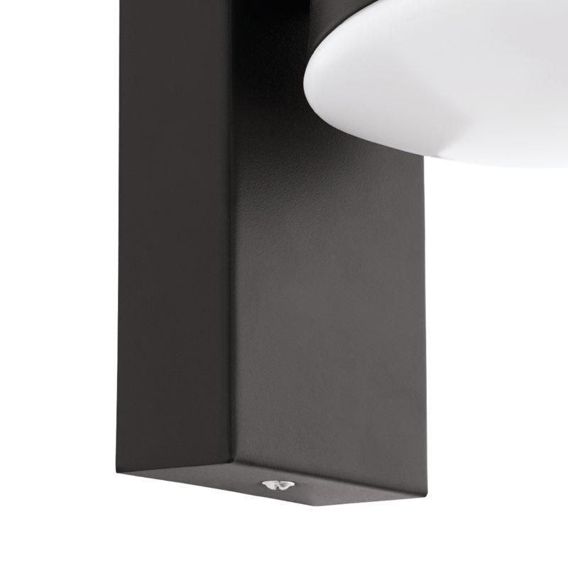 Caldiero 24cm H Outdoor Armed Sconce, Anthracite