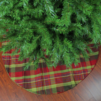 Plaid Fabric Tree Skirt
