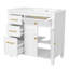 Meuble-lavabo 36 po avec comptoir en céramique, armoire et tiroirs-890908721