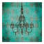 « bleu lustre », reproduction d’impression sur toile tendue