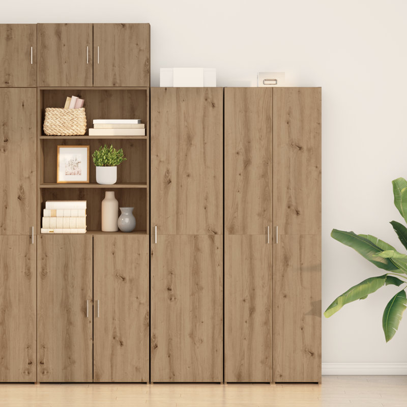 Highboard 45X42.5X185 Cm Engineered Wood, Artisan Oak