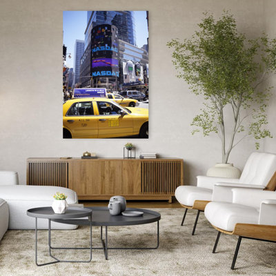 Times Square Nasdaq Market Site Tower 43Rd And Broadway New York City Ny Usa Abstract Contemporary City Wall Art