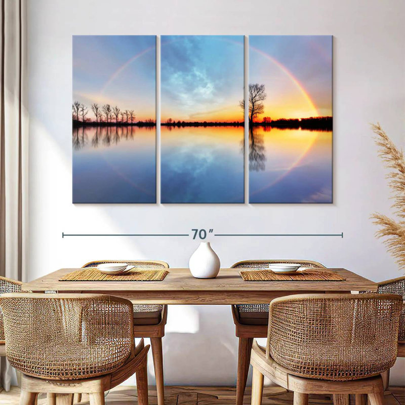 Kerrick Sunset Rainbow Reflection, 42" H x 65" W