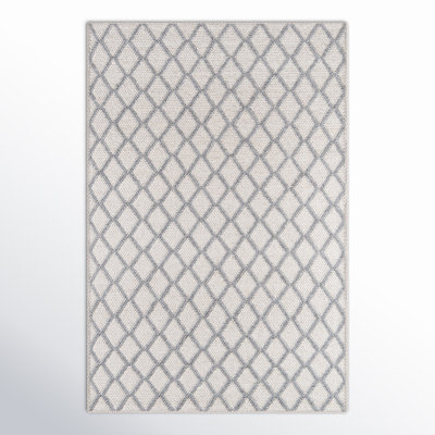 Tapis géométrique en laine fait à la main Charlla