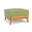 Alpine Rectangle Outdoor Teak Ottoman Patio Ottoman-350651359