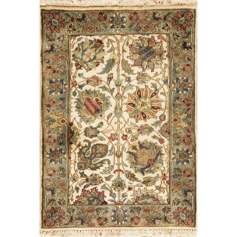 Kingdom Hand Knotted Wool Area Rug, Sample 2' x 3'