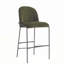 Tabouret de bar rembourré en métal-1052645368