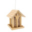 WOOD CHALET BIRDFEEDER